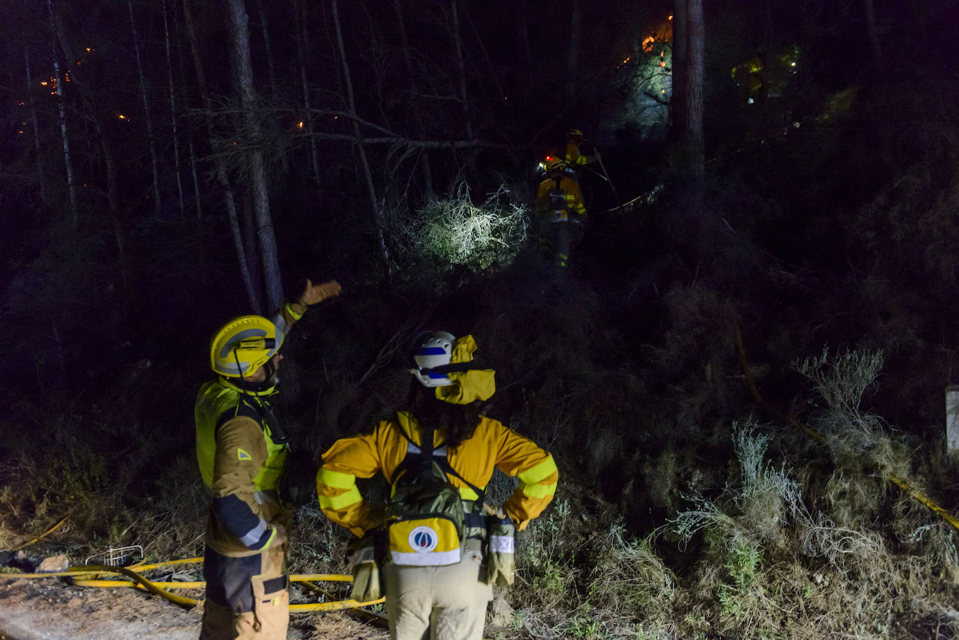 Un incendio en la sierra de Altaona alarma a los vecinos de Murcia
