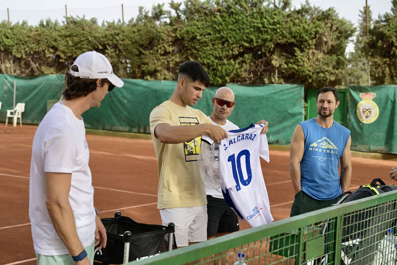 Alcaraz se prepara en El Palmar para las Olimpiadas