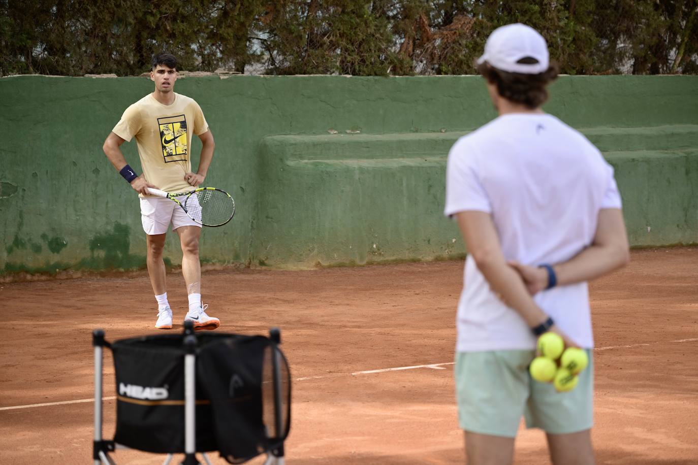 Alcaraz se prepara en El Palmar para las Olimpiadas