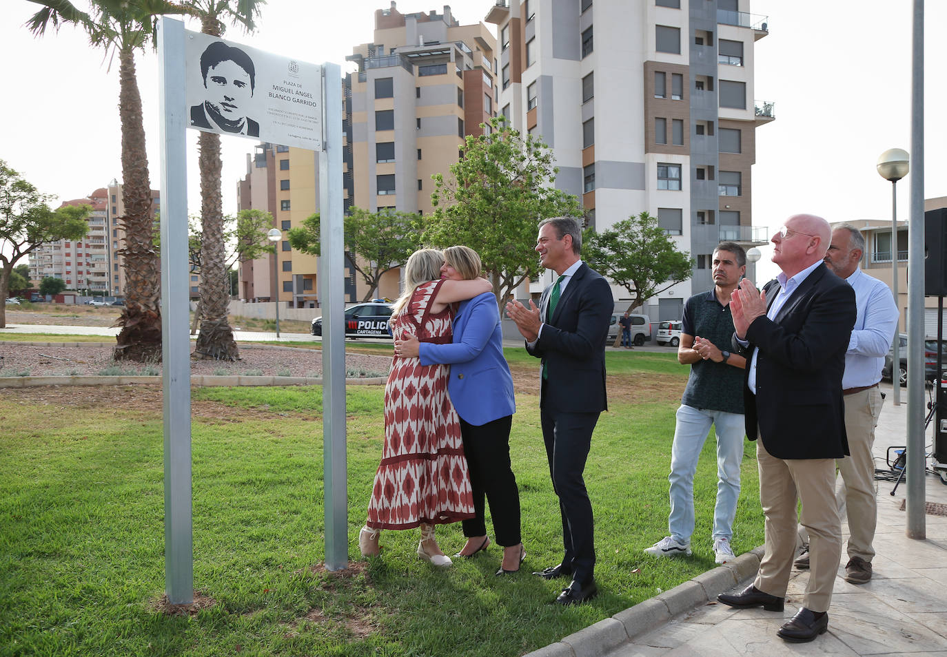 Una plaza recuerda a Miguel Ángel Blanco en Cartagena