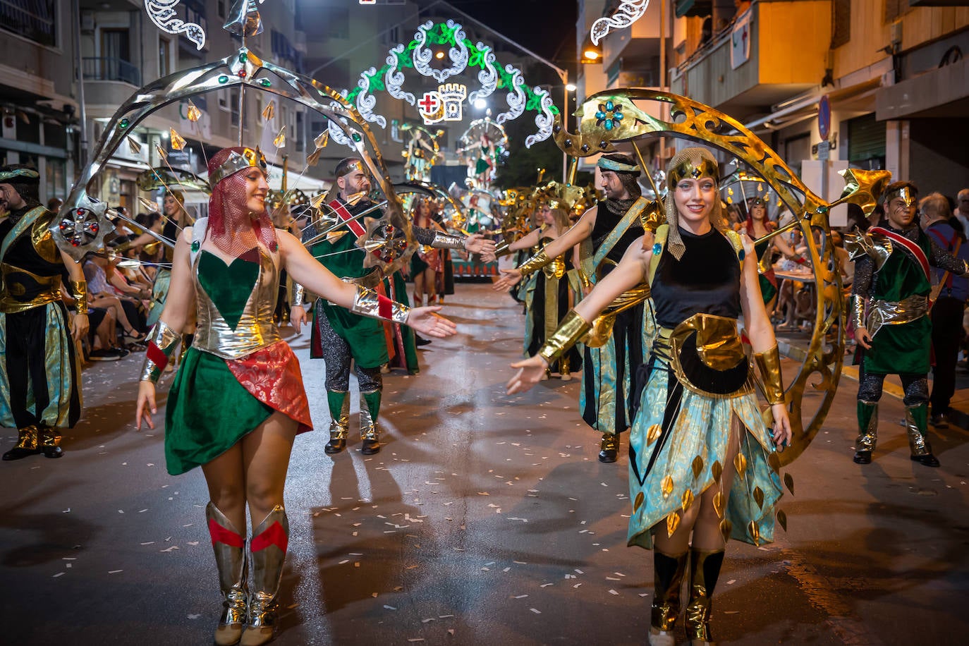 Las imágenes de la entrada cristiana en Orihuela
