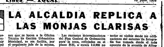 Respuesta contundente del alcalde Clemente García publicada el 16 de julio en las páginas de LA VERDAD.