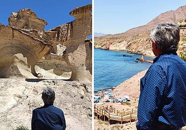 Miguel Ángel Revilla visitando Mazarrón.