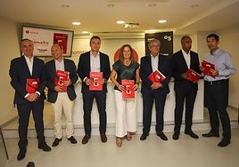 Presentación del Barómetro del Colegio de Economistas, este martes.