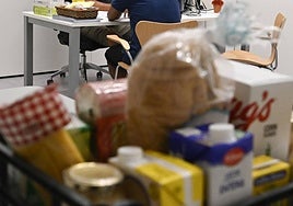 Algunos de los alimentos que se proporcionarán a personas en situación de vulnerabilidad.