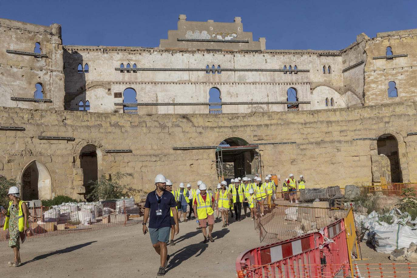 Primera visita al Anfiteatro Romano de Cartagena dentro del programa gratuito &#039;Abierto por obras&#039;