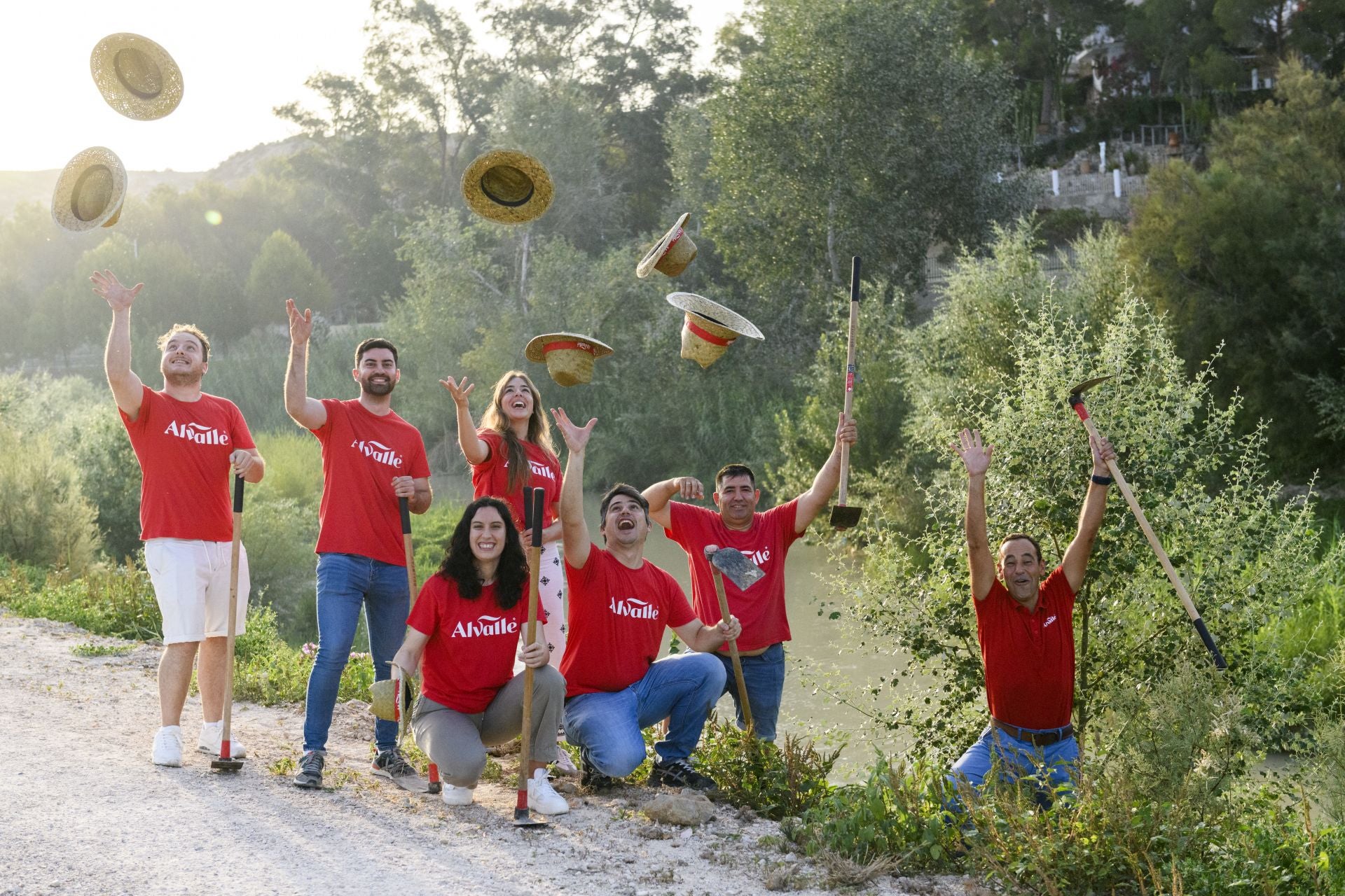 Recuperación de árboles y arbustos de ribera a lo largo del río Segura, en imágenes