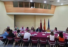 El Consejo regional de Servicios Sociales, este lunes.