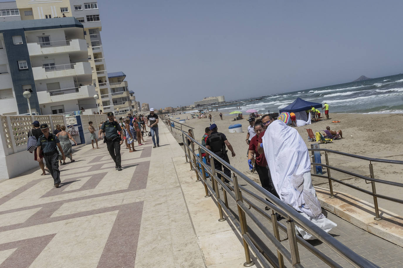 Dispositivo de búsqueda del menor desaparecido en Cabo de Palos