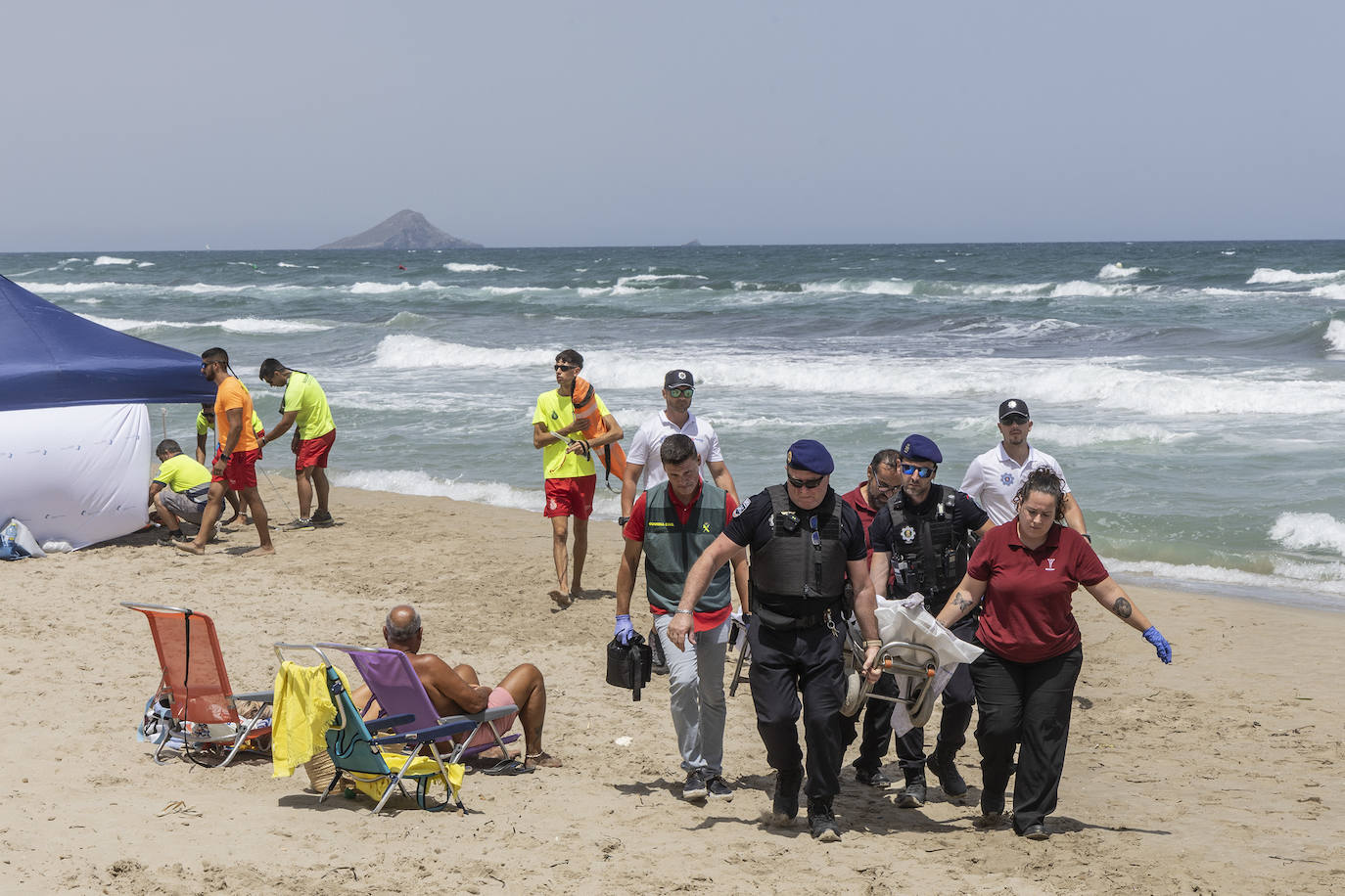 Dispositivo de búsqueda del menor desaparecido en Cabo de Palos