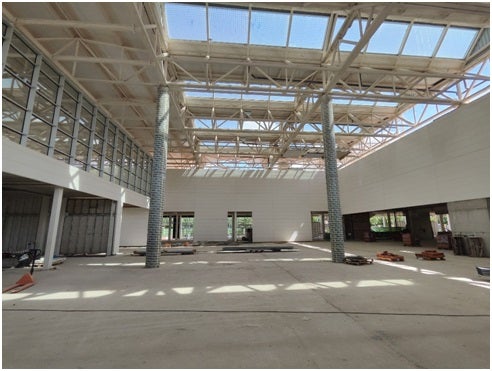 Vestíbulo de la estación de Murcia.