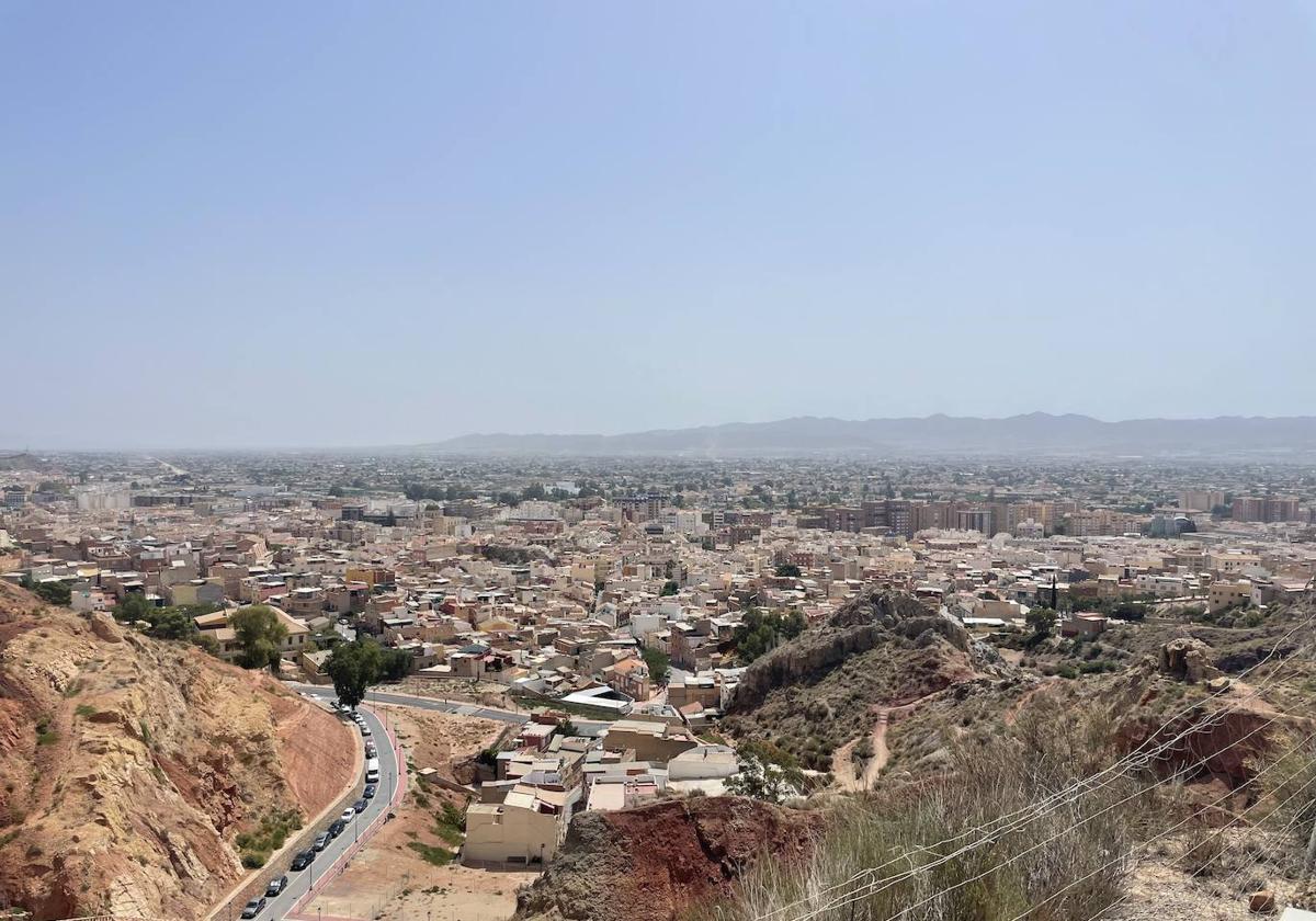 Imagen panorámica de Lorca.