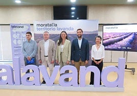 Un momento del acto de presentación de 'Lalavand'.