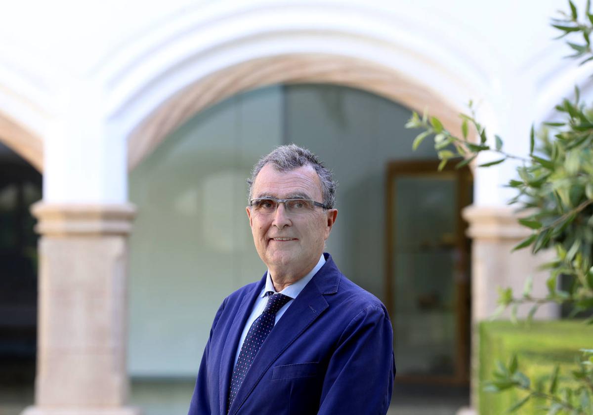 José Ballesta, en el Monasterio de Santa Clara la Real de Murcia.