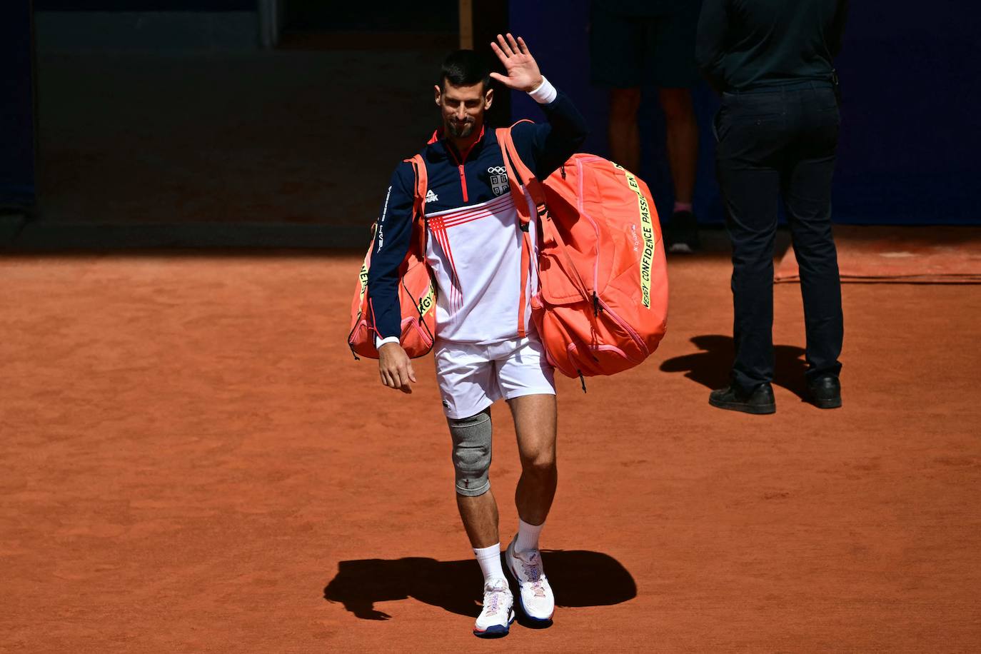 En imágenes, la final de tenis en los Juegos Olímpicos entre Carlos Alcaraz y Novak Djokovic