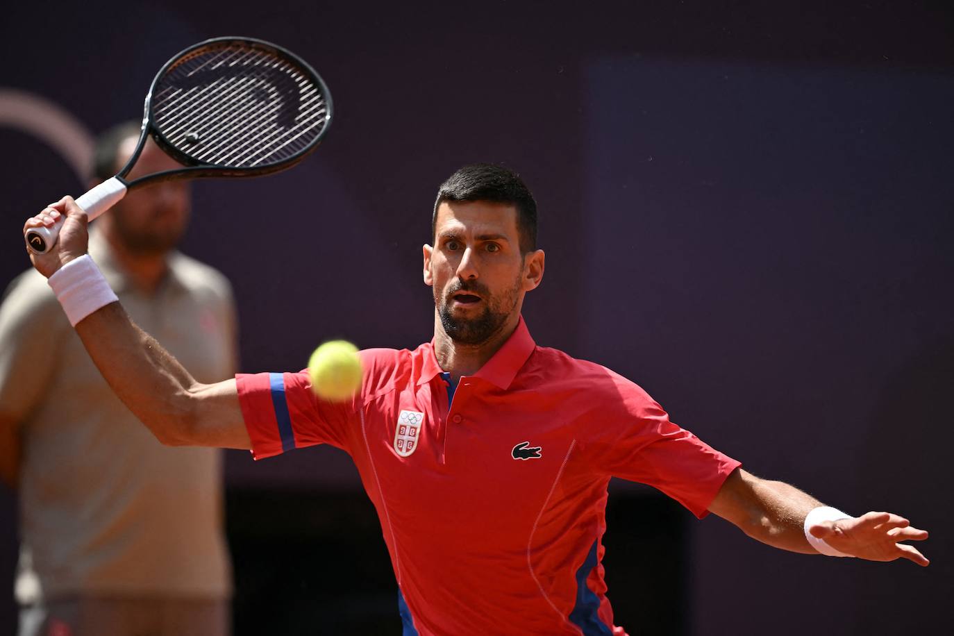 En imágenes, la final de tenis en los Juegos Olímpicos entre Carlos Alcaraz y Novak Djokovic