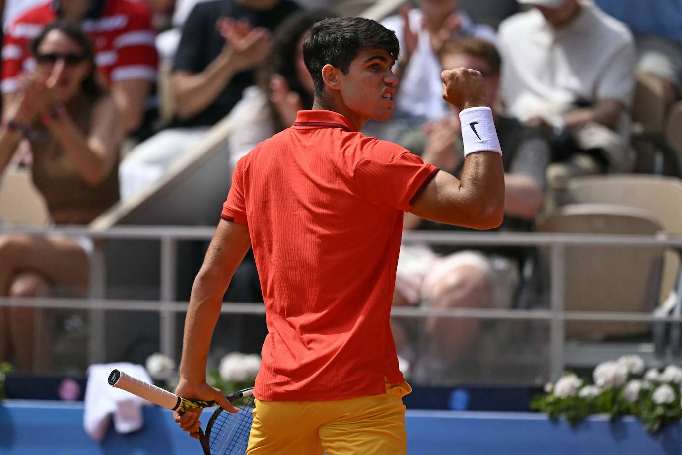 En imágenes, la final de tenis en los Juegos Olímpicos entre Carlos Alcaraz y Novak Djokovic