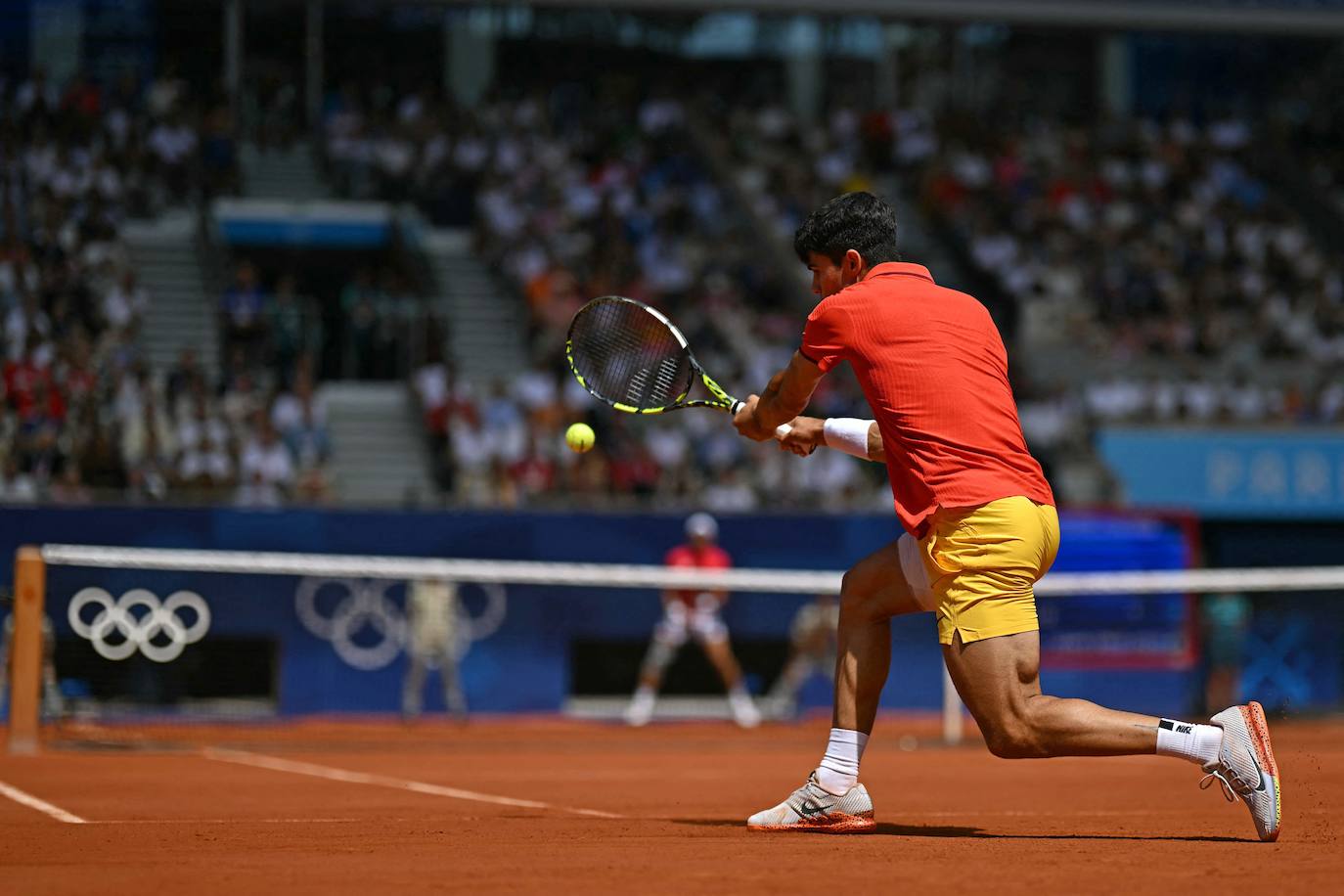 En imágenes, la final de tenis en los Juegos Olímpicos entre Carlos Alcaraz y Novak Djokovic