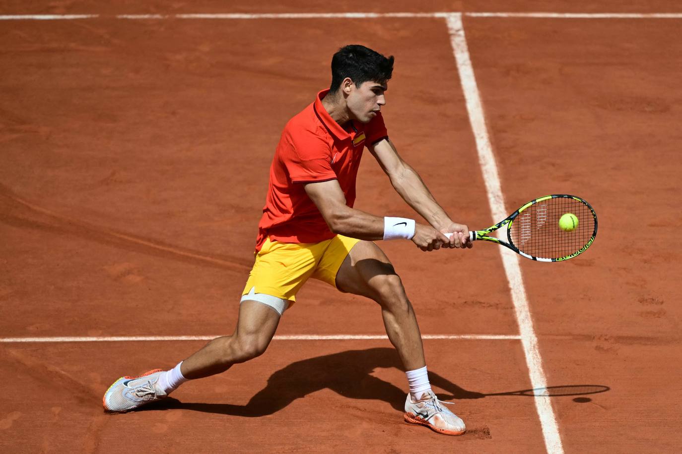 En imágenes, la final de tenis en los Juegos Olímpicos entre Carlos Alcaraz y Novak Djokovic