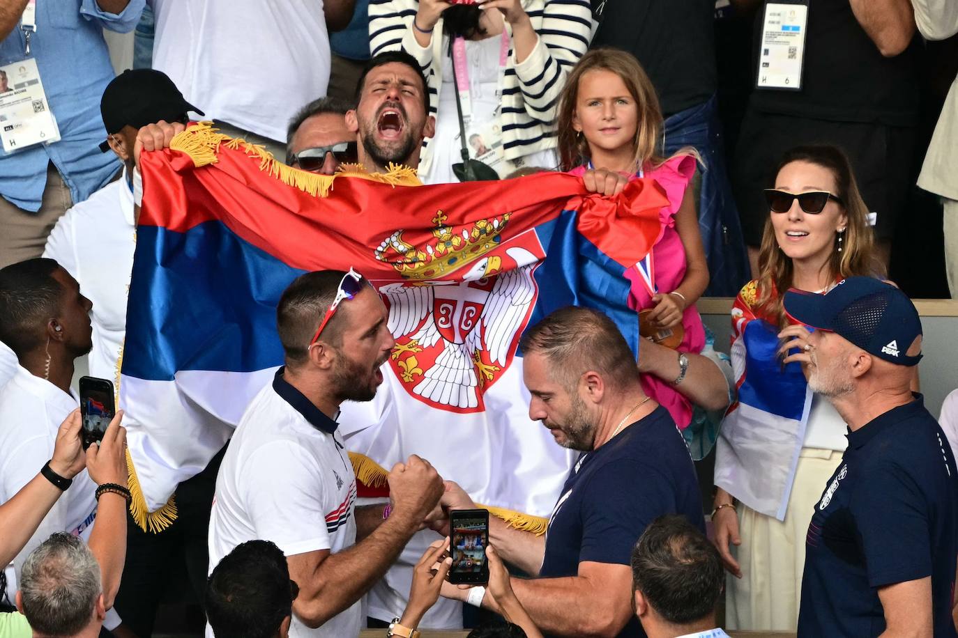 En imágenes, la final de tenis en los Juegos Olímpicos entre Carlos Alcaraz y Novak Djokovic