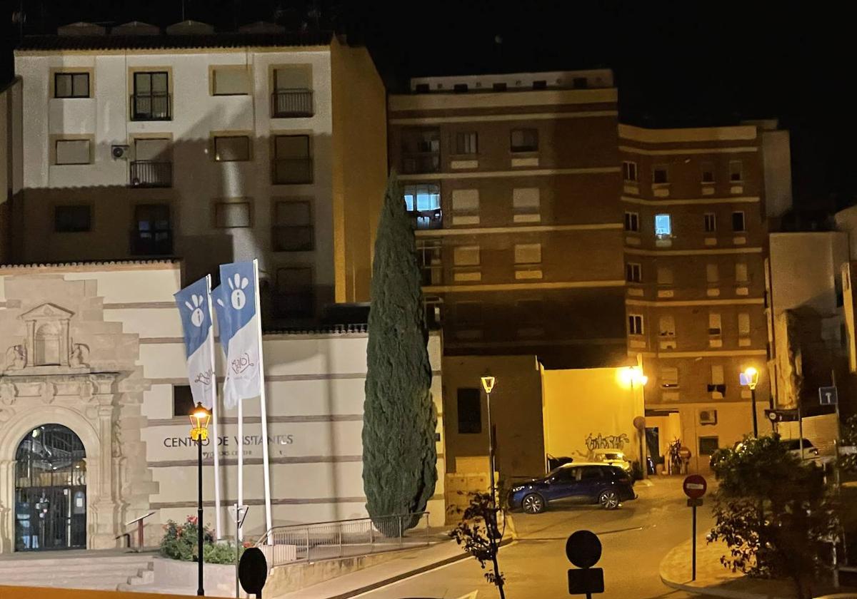 Entorno del complejo de La Merced de Lorca, lugar donde se halló el cadáver.