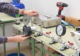 Parte del mecanismo desarrollado para el proyecto.