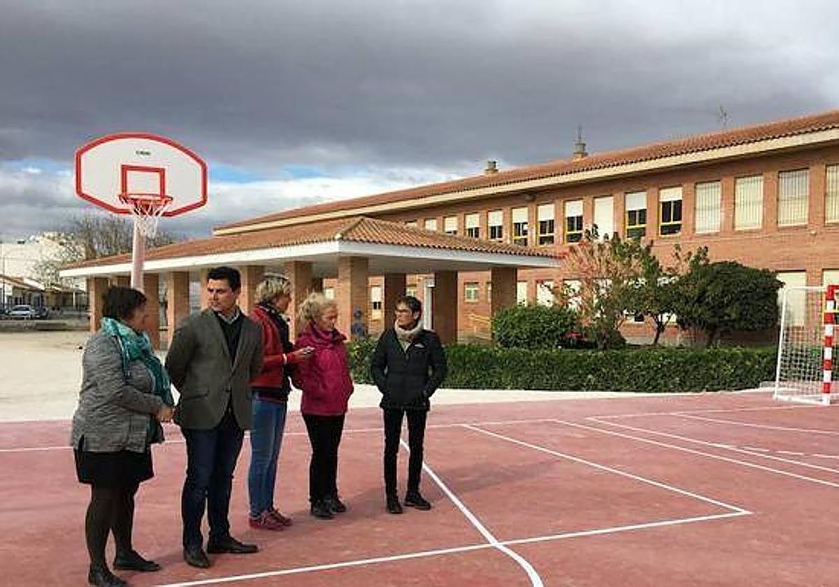La pista remozada en el centro que cuenta con el mayor número de alumnos extranjeros.