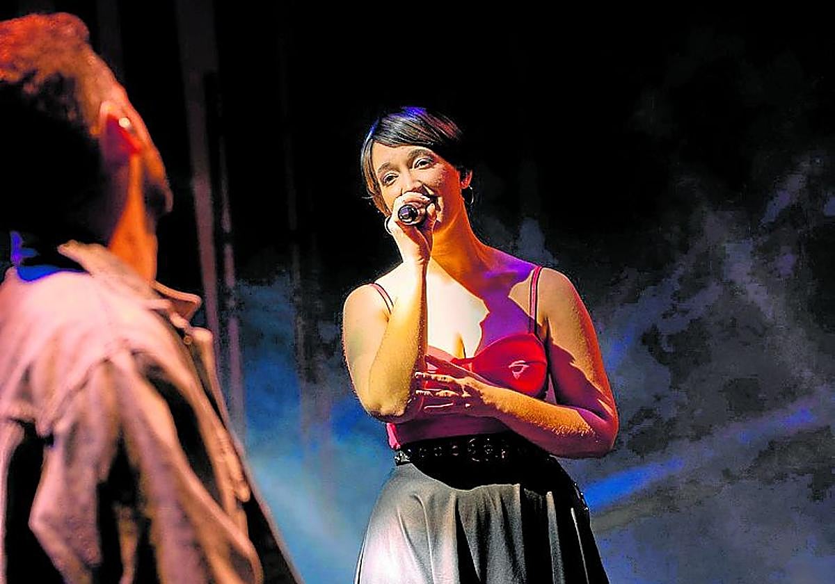 Los artistas de 'Aidalai, Tributo Mecano', en escena.