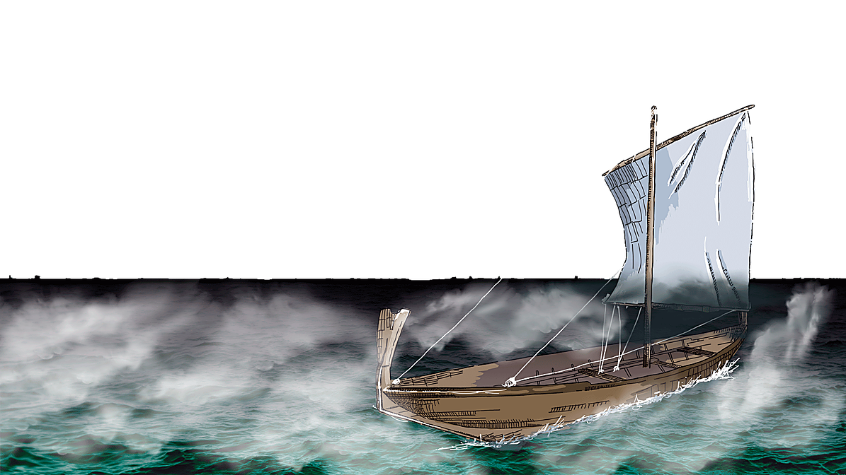 El último viaje de un barco fenicio único