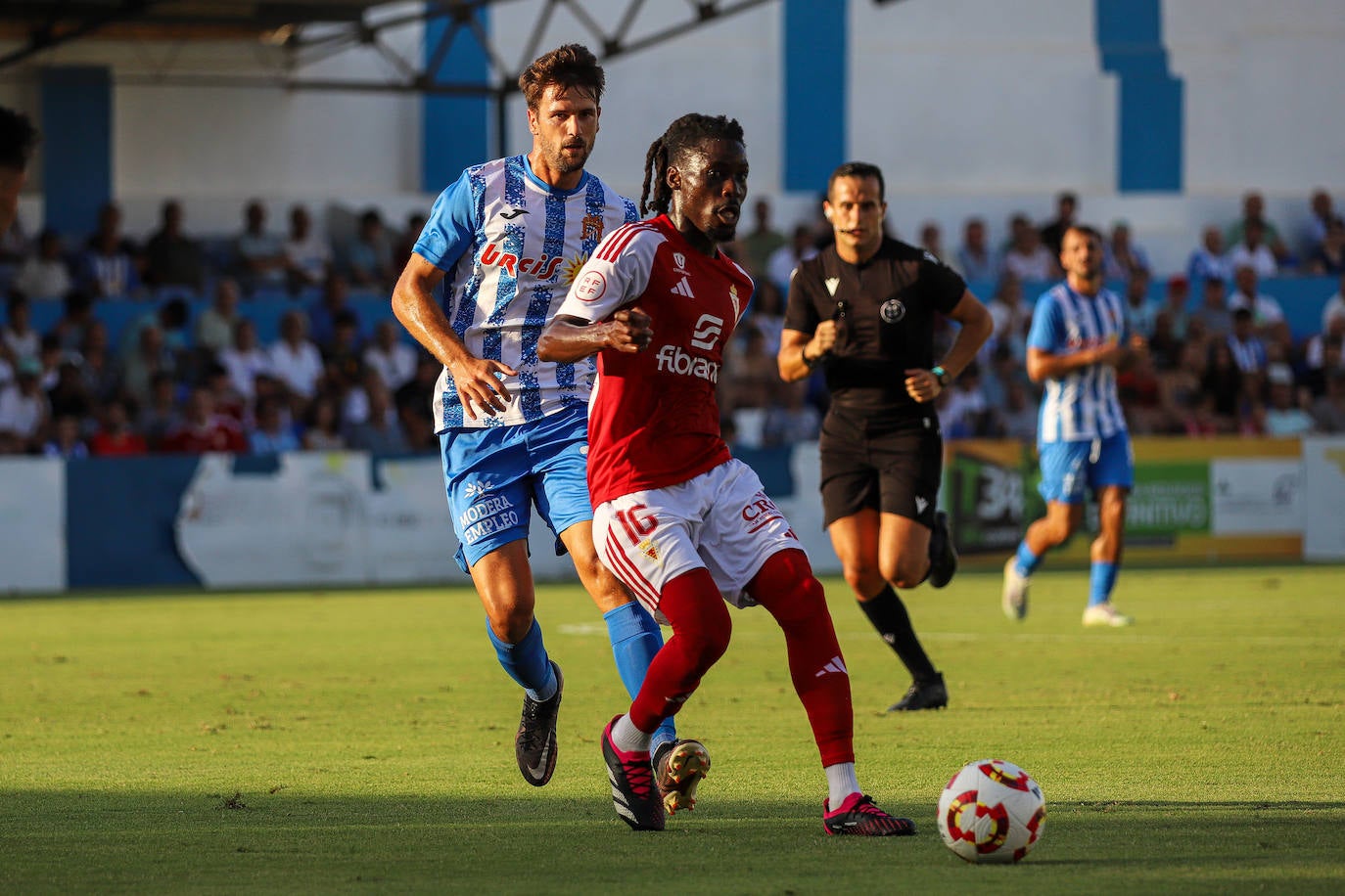 En imágenes, el partido entre el Águilas y el Real Murcia