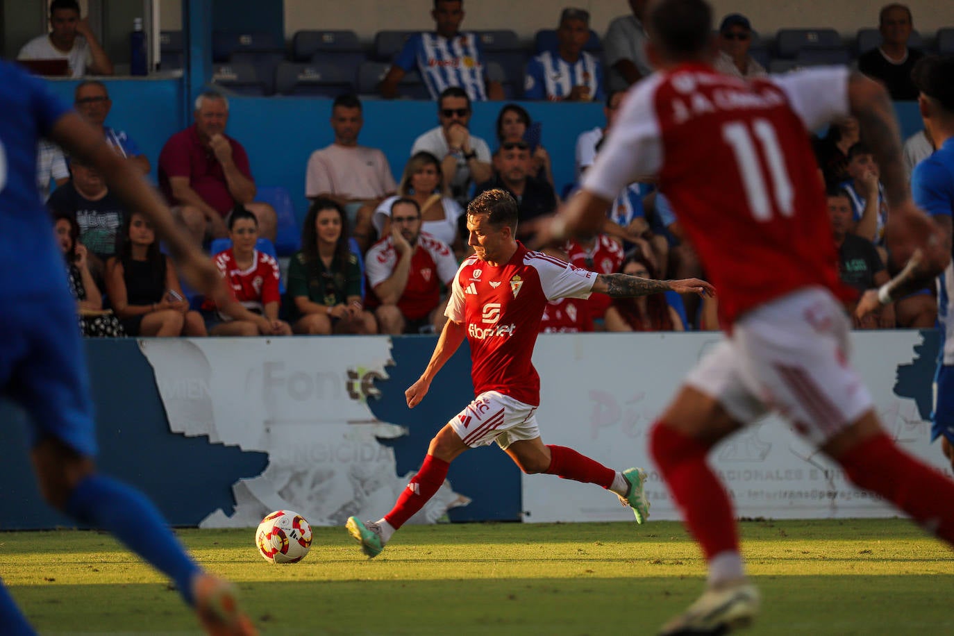 En imágenes, el partido entre el Águilas y el Real Murcia