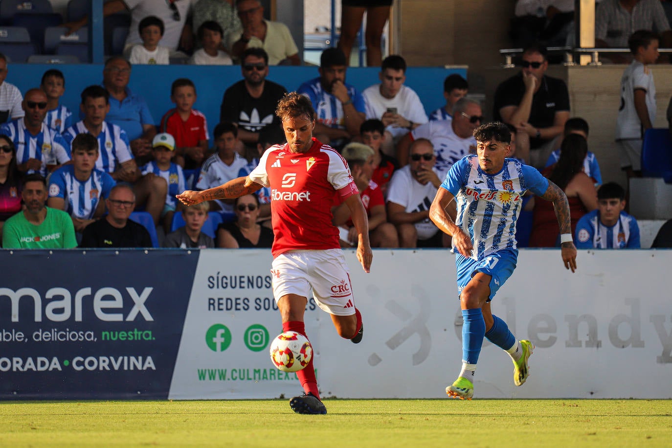 En imágenes, el partido entre el Águilas y el Real Murcia