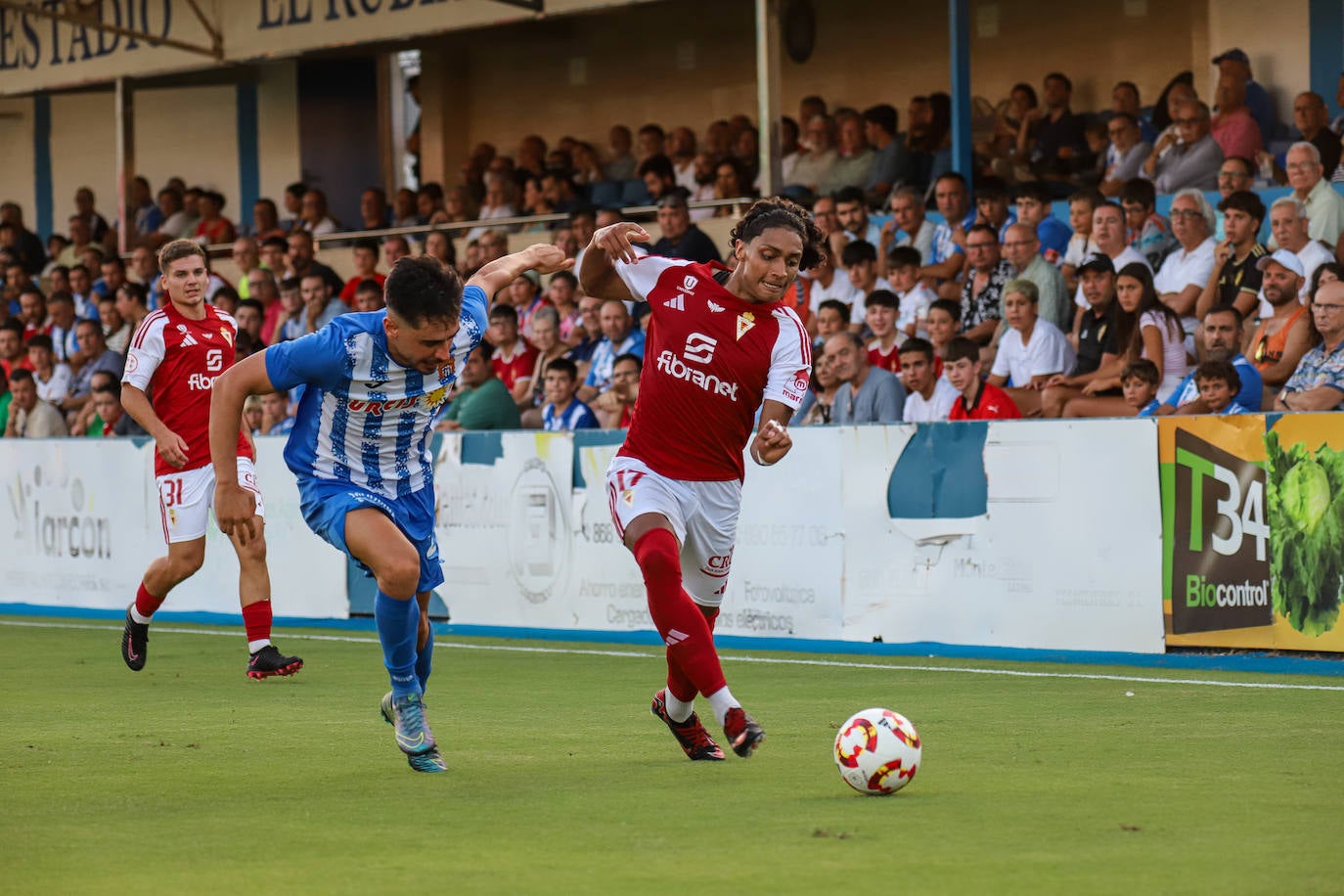 En imágenes, el partido entre el Águilas y el Real Murcia