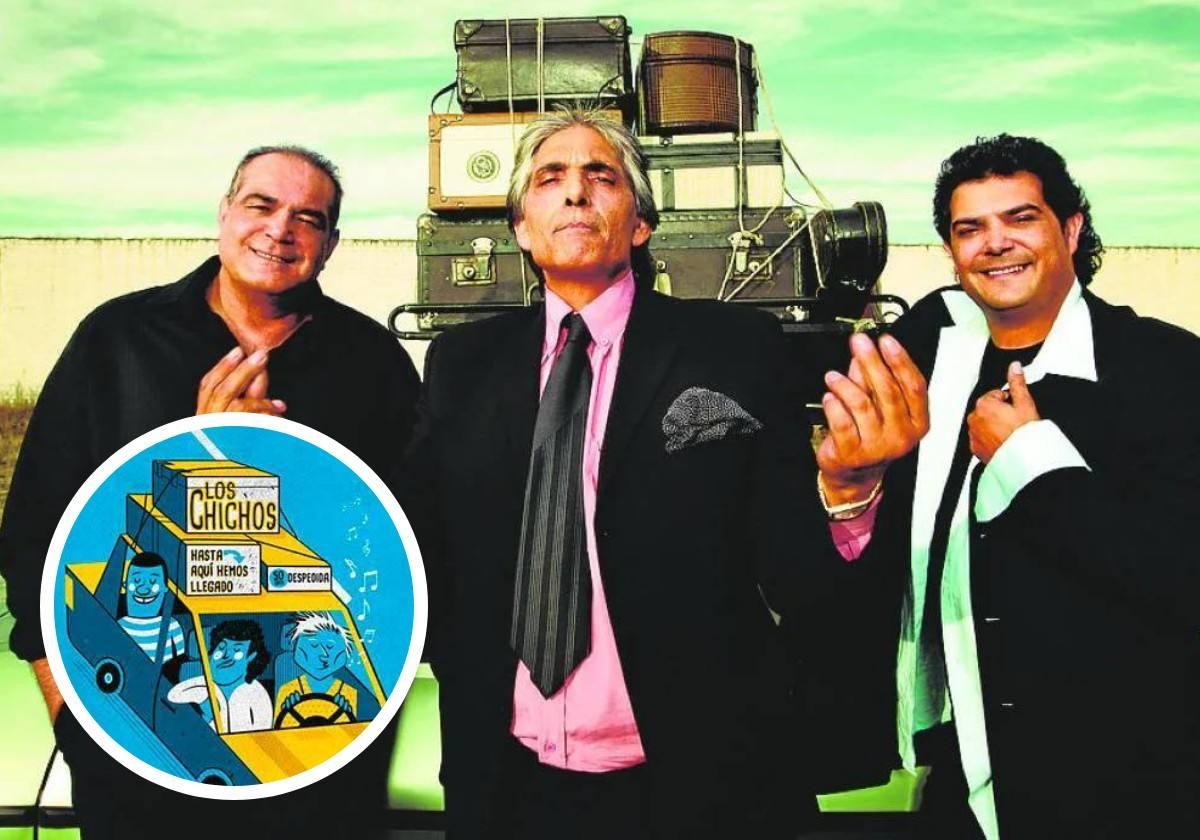 Los Chichos y el cartel de su última gira.