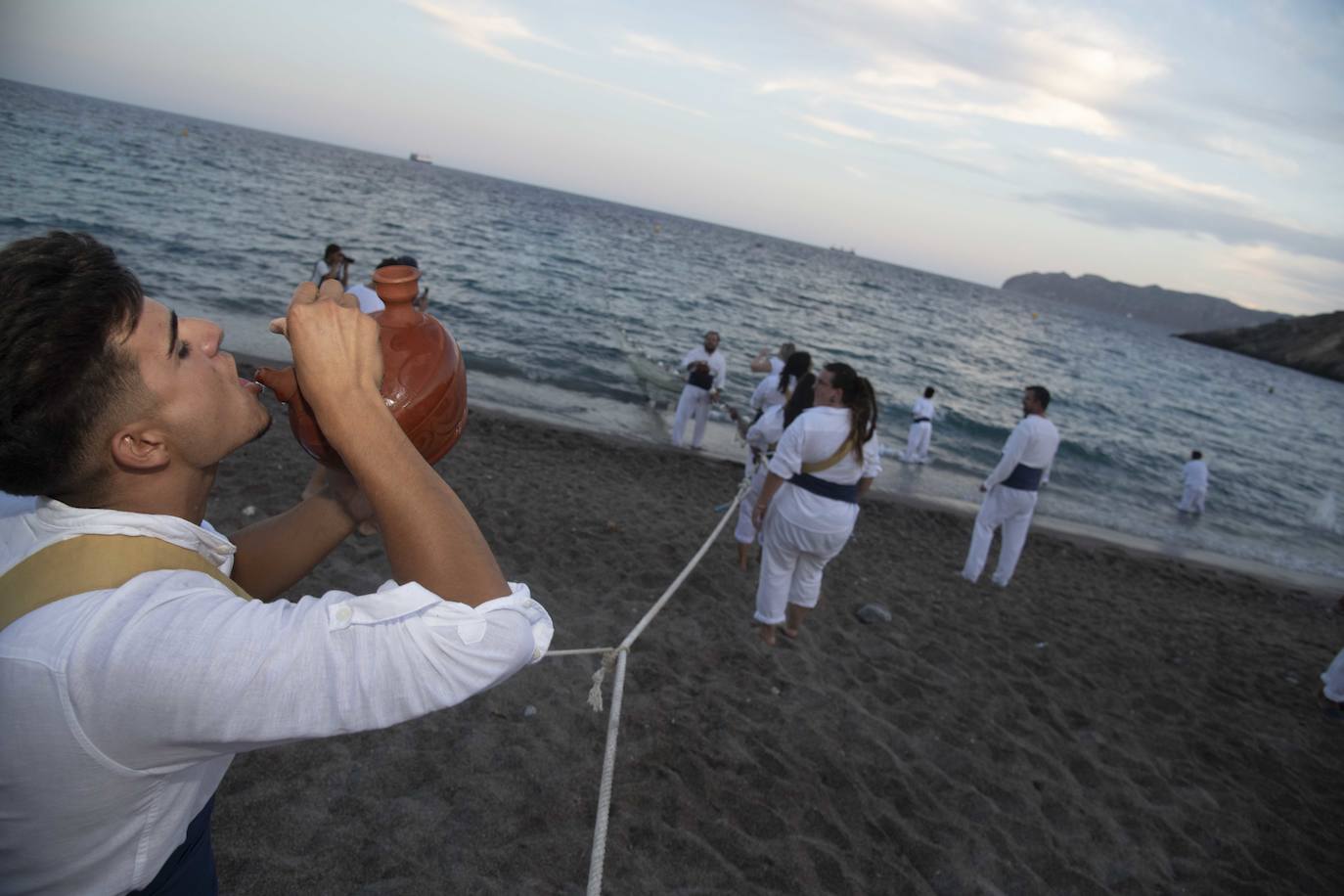 La jornada marinera de El Portús, en imágenes