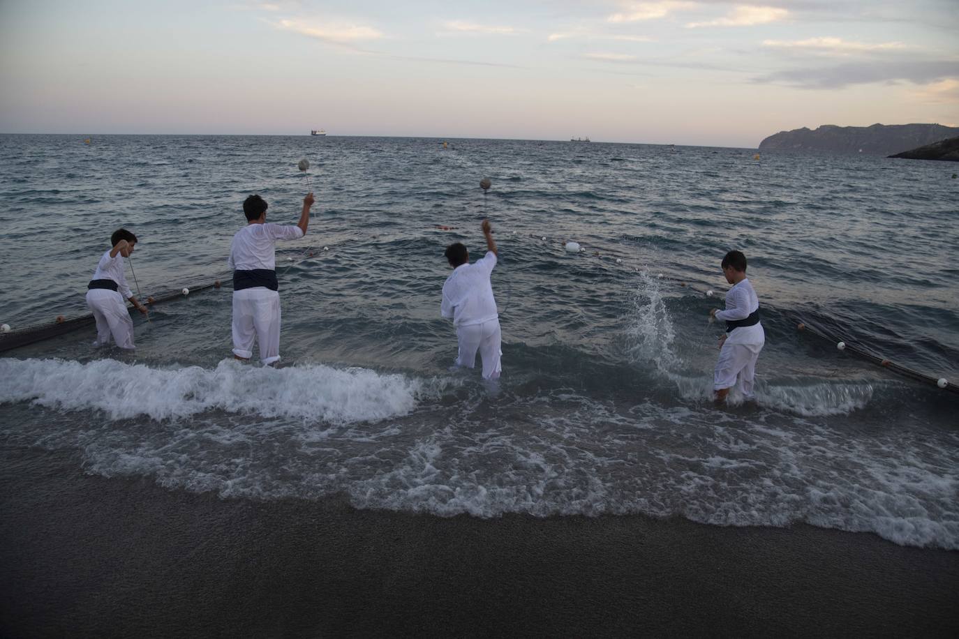 La jornada marinera de El Portús, en imágenes