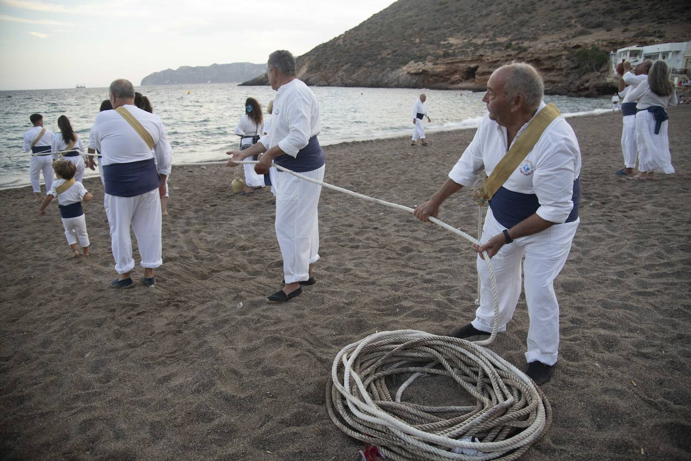 La jornada marinera de El Portús, en imágenes