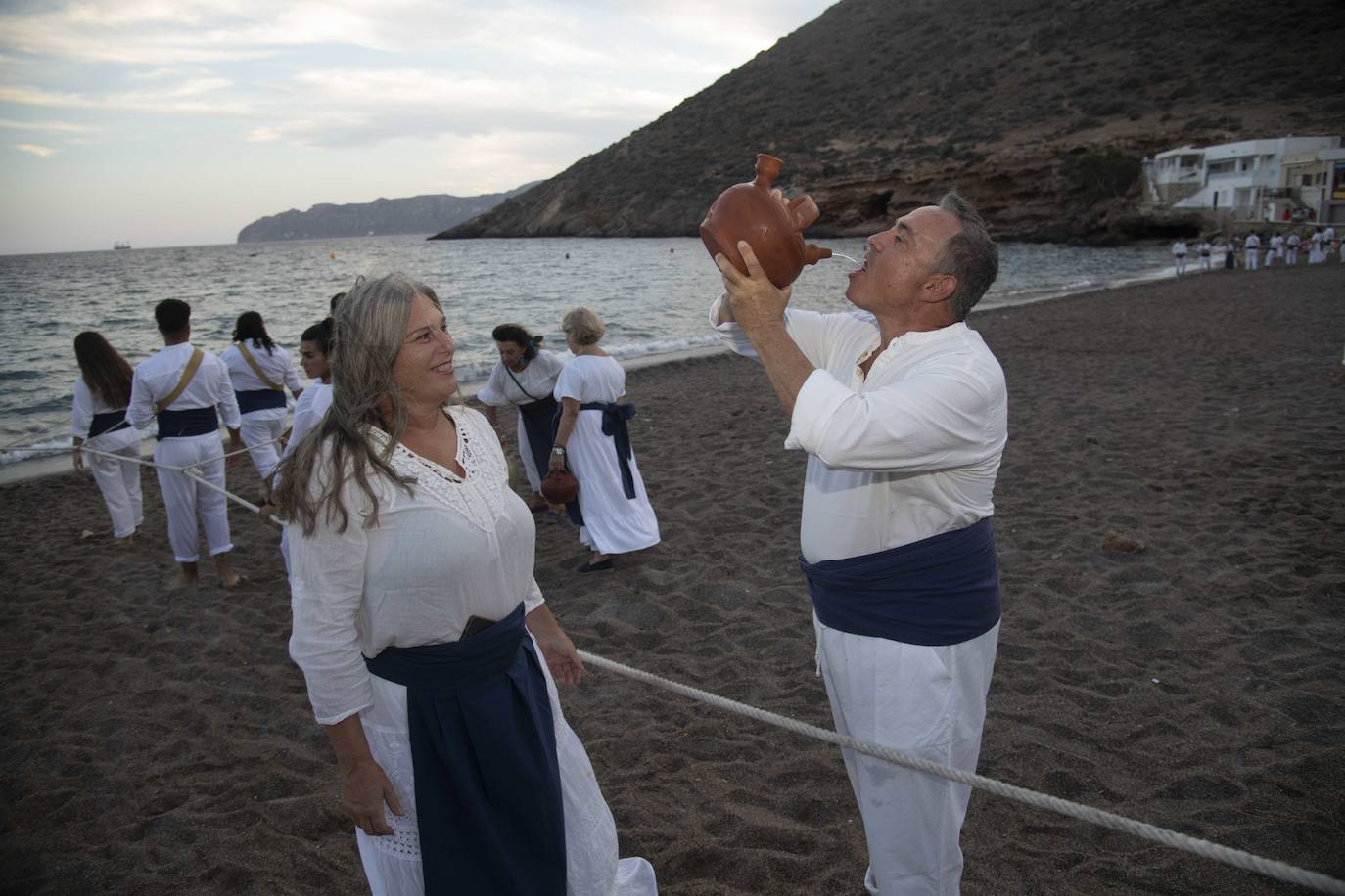 La jornada marinera de El Portús, en imágenes