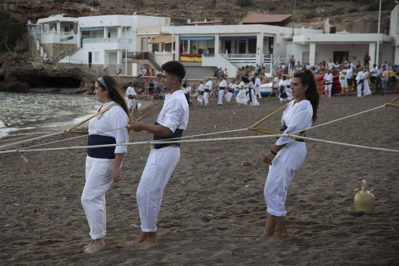 La jornada marinera de El Portús, en imágenes