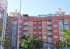 Bloques de edificios de la zona norte de Murcia.