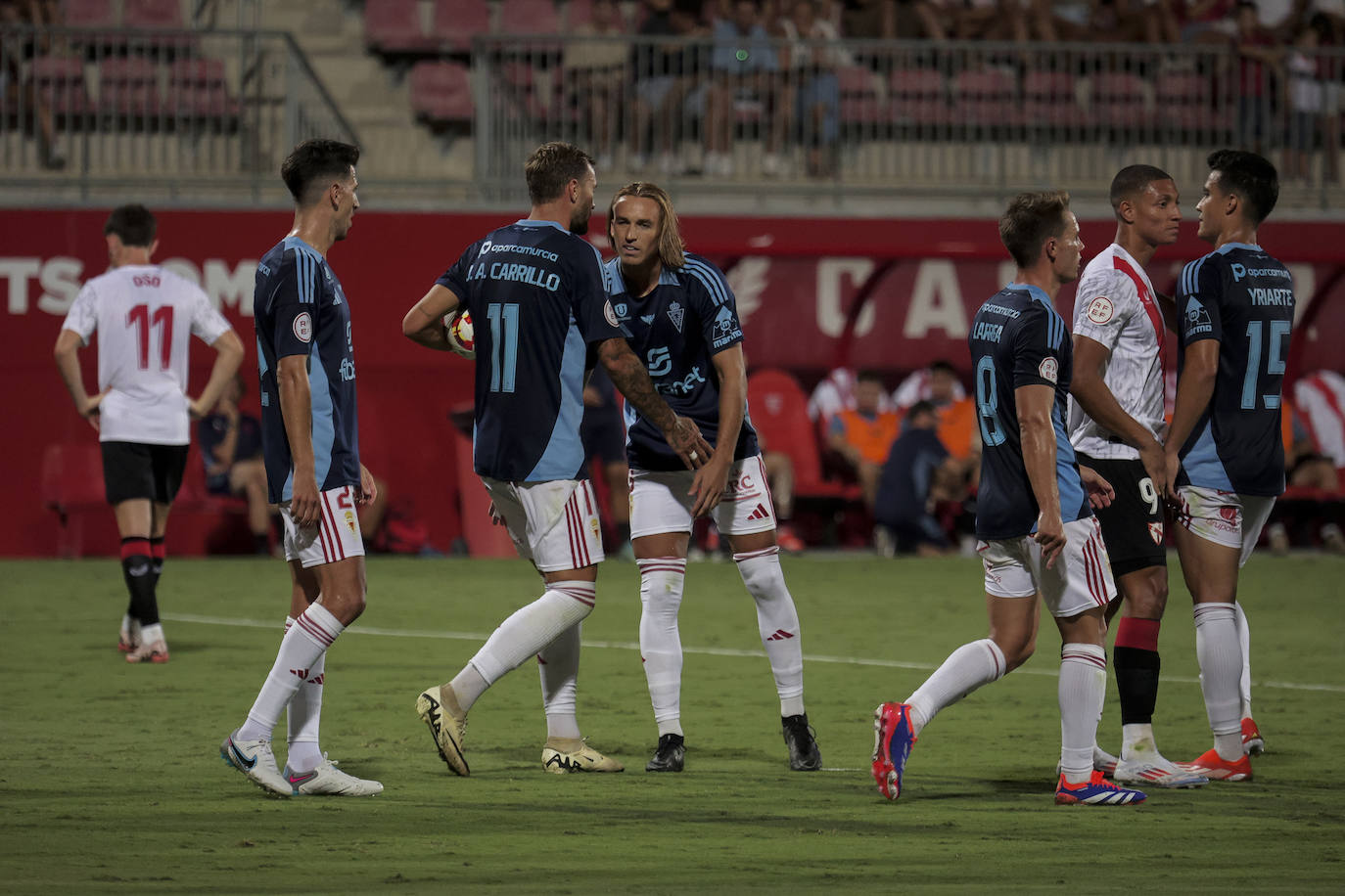 La victoria del Real Murcia frente al Sevilla Atlético, en imágenes
