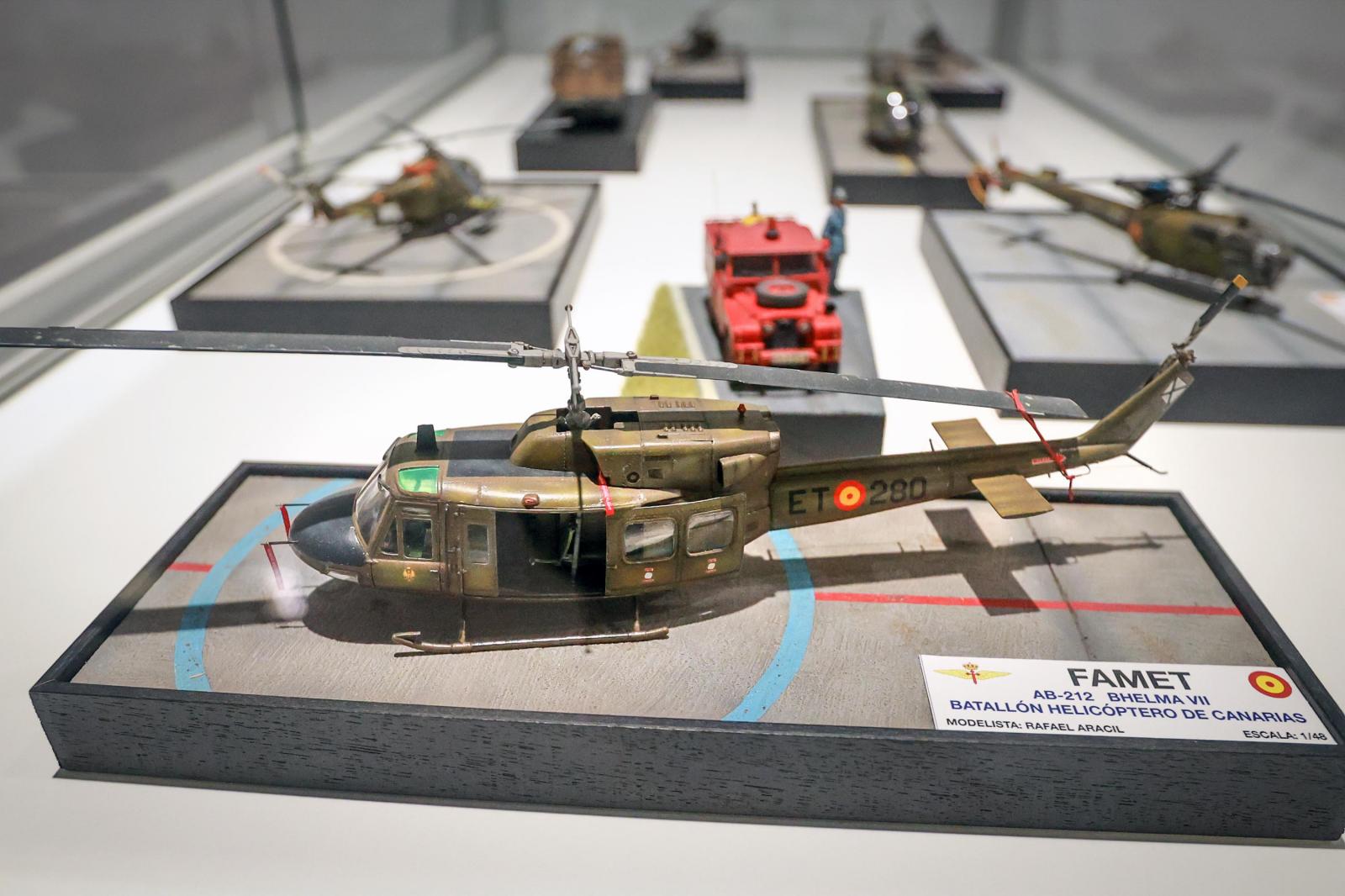 La exposición de modelismo del Ejército español, en imágenes