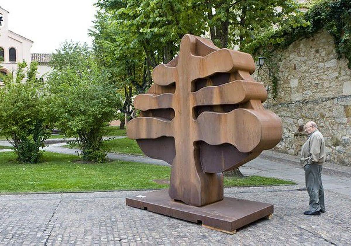 Una de las esculturas de Juan Méjica que se expondrán.