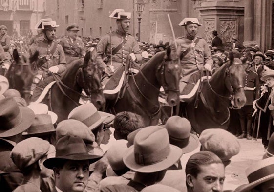 Fotograma de 'Mister Yo en la vega murciana', filme de los años 20.