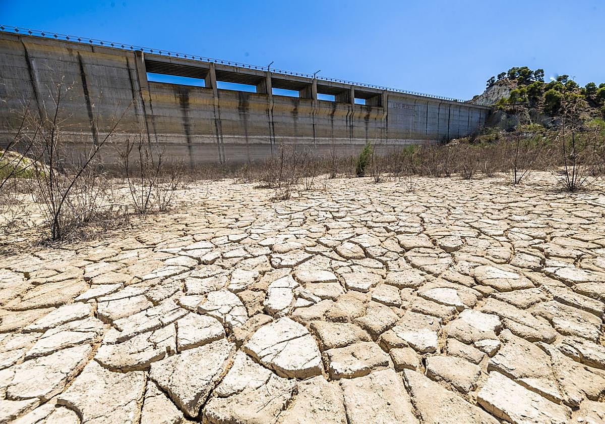 Sequía en el embalse de los Rodeos, en una imagen de archivo.