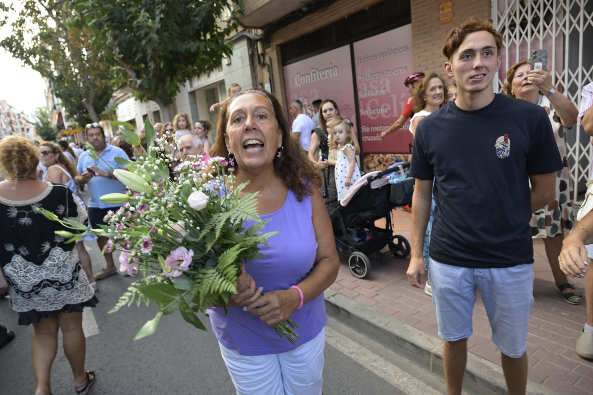 La bajada de la Virgen de la Fuensanta a la Catedral de Murcia, en imágenes