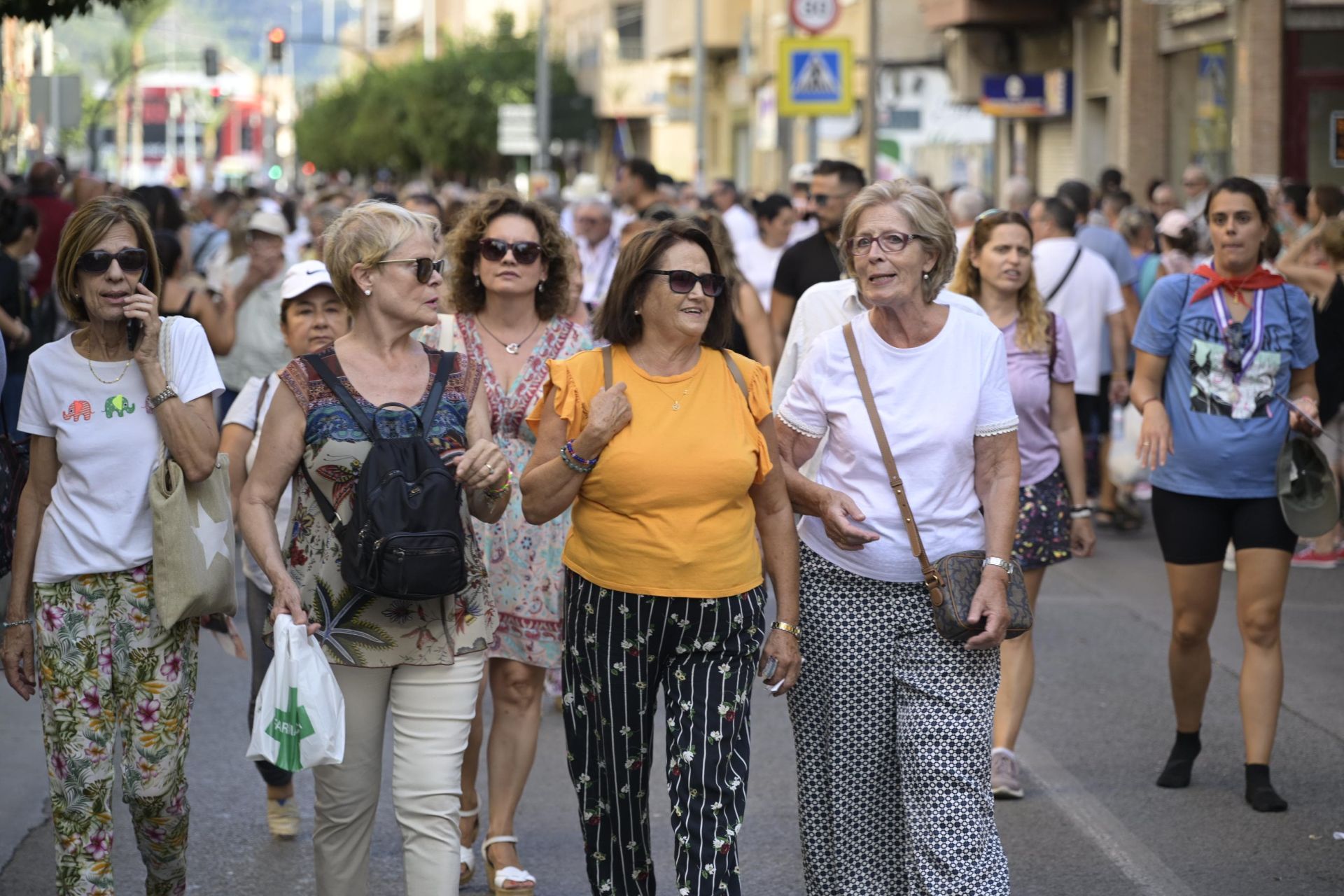 La bajada de la Virgen de la Fuensanta a la Catedral de Murcia, en imágenes
