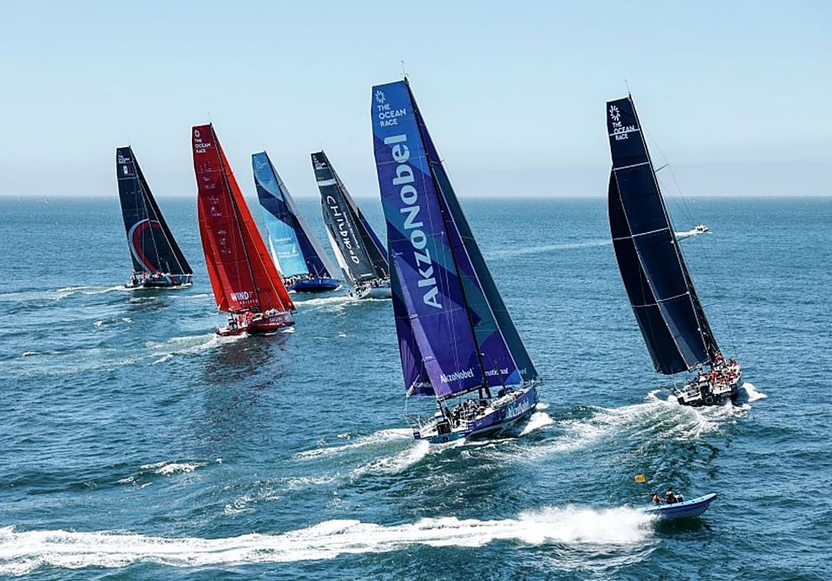 Veleros en una edición anterior de la competición.