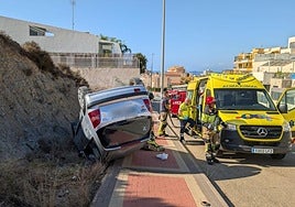 Estado del vehículo tras el accidente.