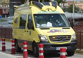 Una ambulancia en una imagen de archivo.